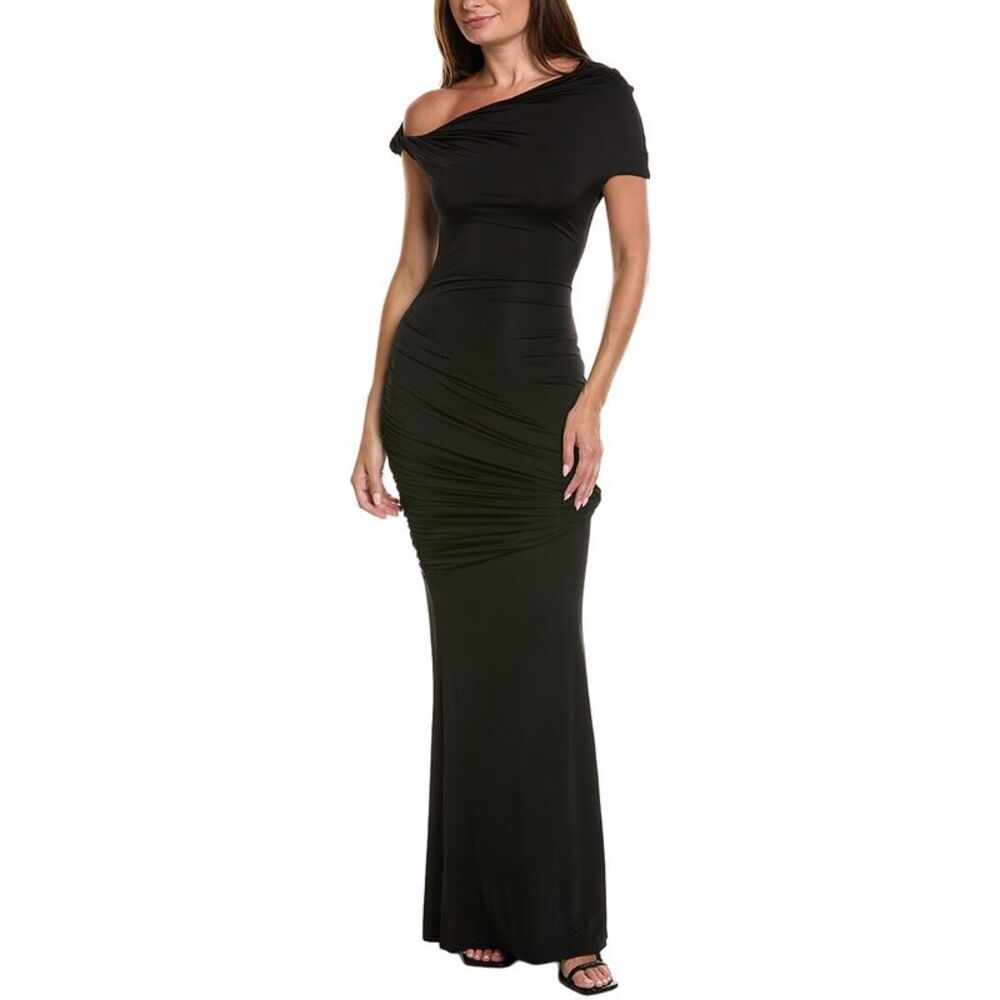 Paris Georgia Womens  Pascal Maxi Dress, Black
